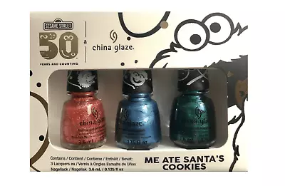 China Glaze Sesame Street Me Ate Santa's Cookies * Mini Nail Polish Kit * • $4.99