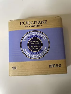 L'Occitane Lavender Extra Gentle Soap With Shea Butter 100g 3.5 Oz. NEW • $14.99