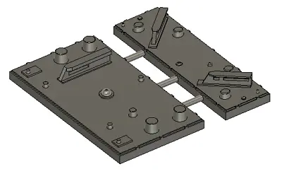 N Scale Train Parts - Standard PTC Antenna Array (Qty 2) • $6.50