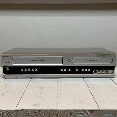 Magnavox DVD VCR Recorder Combo Player VHS Model ZV450MW8 Silver • $49