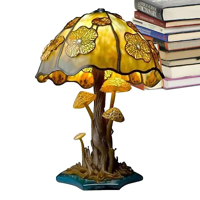 Mushroom Shape Colorful Table Lamp USB Bedside Lamp Desk Lamp • £21.29