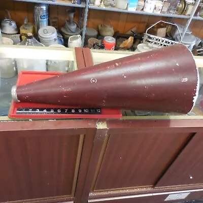 Vintage High School Cheerleader Crimson  Megaphone 25  Tall-- #SP • $150