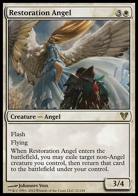 Magic The Gathering MTG Restoration Angel (32) Avacyn Restored   LP • $1.45