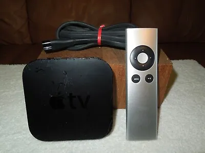 $25 • Buy Apple TV A1378 2nd Gen Media Streamer + Remote W/ New Battery + Power Cable