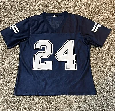 Dallas Cowboys - Marion Barber #24 Jersey - Blue And White- Youth Size - Medium • $14.99