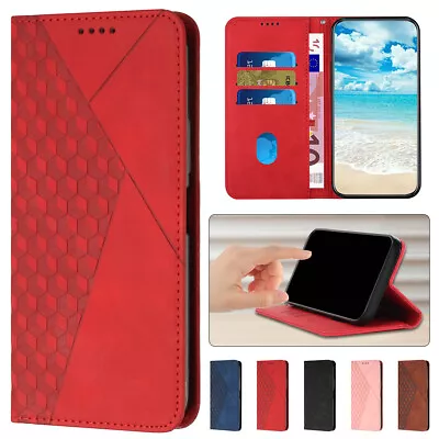 $13.46 • Buy Leather Case For IPhone 14 13 12 11 Pro Max XS XR 8 7 6 Plus SE3 Flip Card Cover