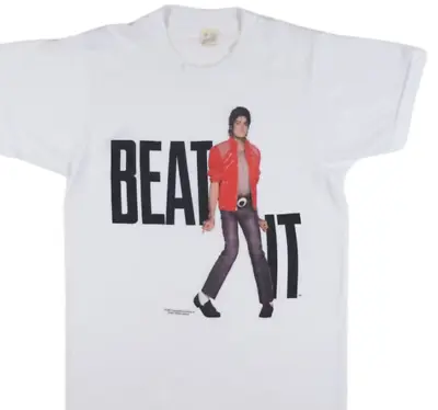 Vintage 1984 Michael Jackson Beat It Shirt Merch Gift For Fans S-5Xl • $18.69