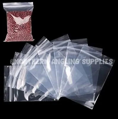 1000 Heavy Duty Small Tiny Sealy Grip Zip Lock Seal Gummy Bags Baggies Bags 100 • £2.55