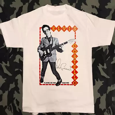 Elvis Costello Poster Short-Sleeve Unisex T-Shirt All Size • $18.99