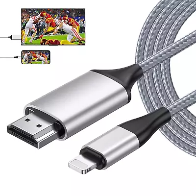 Lightning To HDMI Adapter Cable For IPhone Converter-4M  [F65] • £17