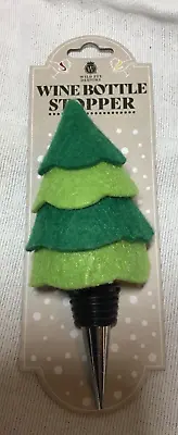 Wild Eye Designs Christmas Tree  Wine Bottle Stopper Nib • £11.56