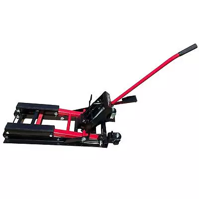 Hydraulic Motorcycle Dirt Bike ATV Scissor Lift Jack Hoist Stand 1500lb Capacity • $126.57