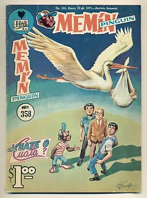 MEMIN PINGUIN #358 ¿Cuate O Cuata Comic 1971 • $9
