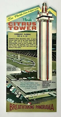 1960s Clermont FL Citrus Tower Hale Groves Carillon Bell Vtg Travel Brochure  • $12.50