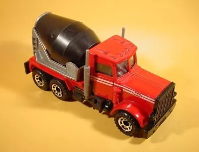Matchbox Red Peterbilt Cement Truck Mb19-d26 Loose • $2.39