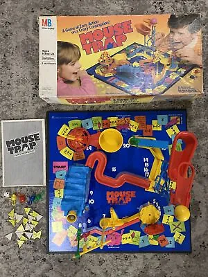 Vintage MOUSE TRAP Board Game By Milton Bradley 1986. Complete • $28