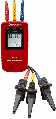 Triplett PR400 Phase Rotation Tester For 3-Phase System Installations • $109.99