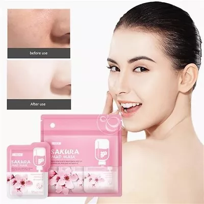 £2.69 • Buy Natural Face Mud Mask Anti Aging Facial Pack Pores Acne Black Head Remover Fast