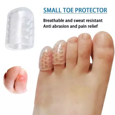 10Pcs Silicone Toe Caps Anti-Friction Breathable Toe Protector Prevents Bli✨ • $1.97