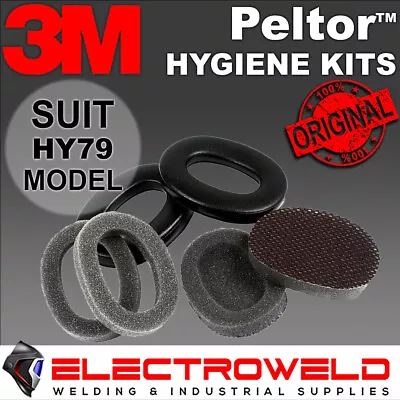 3M PELTOR Earmuff Hygiene Kit Tactical XP Alert Ear Muffs Replacement Pads HY79 • $32.95