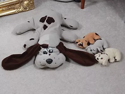 POUND PUPPIES MOTHER Mum & BABIES - ORIGINAL 1980s • £39.99