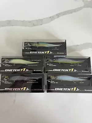 New Megabass Vision 110 +1 Plus 1 Junior USA  Jerkbait One Ten Lot Of 5 Baits • $99.99