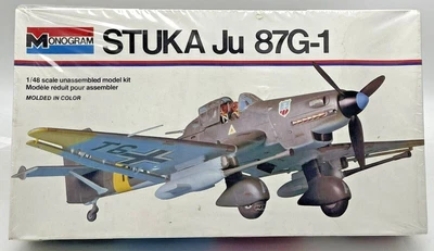 $33.95 • Buy Monogram Model Kit 1:48 Scale Stuka Ju 87G-1 Junker German Luftwaffe Tank Buster