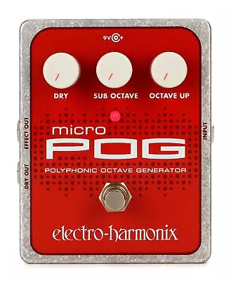 Electro-Harmonix Micro POG Polyphonic Octave Generator Pedal • $244.90