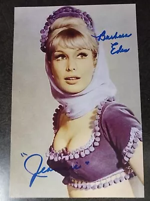 BARBARA EDEN As JEANNIE Hand Signed Autograph 4X6 Photo --  I DREAM OF JEANNIE • $23.50