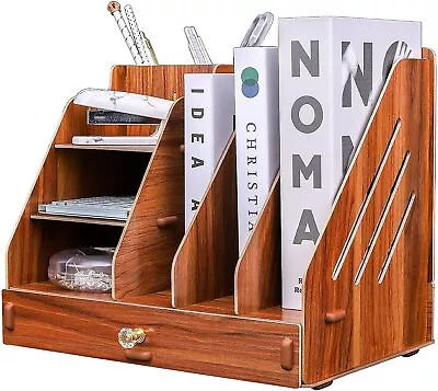 Exerz DIY Desk Tidy Multi Functional Organizer File Magazine Folder Holder Rack • £14.99