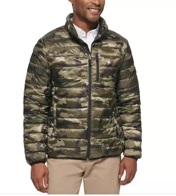 Club Room Men's Down Packable Quilted Camo Puffer Jacket • $30.99