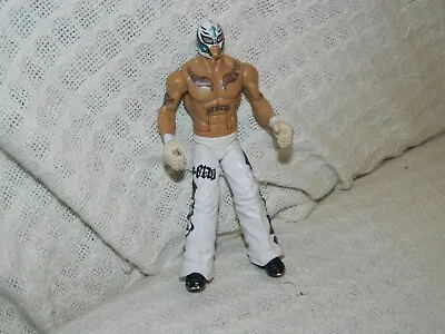 2010 Mattel WWE Rey Mysterio Elite Action Figure White Mask And Pants • $12.99