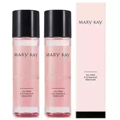 MARY KAY OIL FREE EYE MAKEUP REMOVER LOT Of 2 ~ 2 PACK ~FULL SIZE~ FREE SHIPPING • $37.75