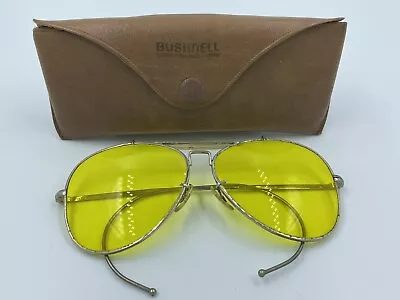 Bausch & Lomb Aviator Bushnell Shooting Glasses Impact Resist Vintage Sunglasses • $85