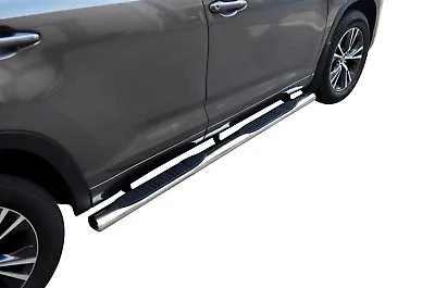 $330 • Buy S/S 304 Running Side Step Bar Board Suitable For Toyota Kluger 2015-20 50 Series