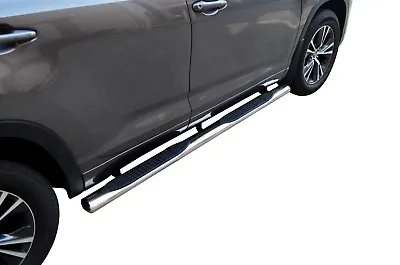 S/S 304 Running Side Step Bar Board To Fit Toyota Kluger GX GXL 2015-20 50 • $330