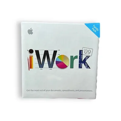 Apple Mac OS IWork Install DVD Version 9.0 W/ Manual  (2009) • $7