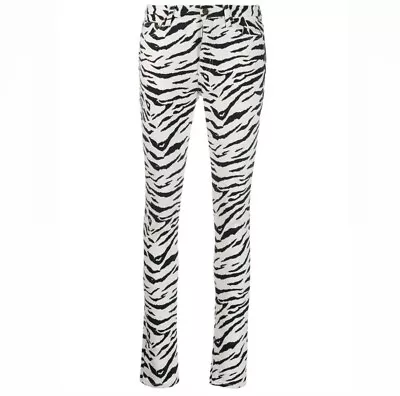 Saint Laurent Zebra Jeans Size 36 • £160.56