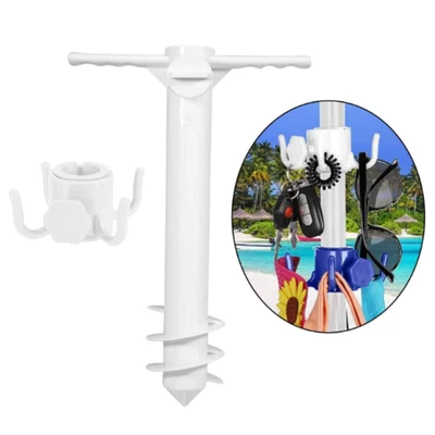 $31.99 • Buy Beach Umbrella Sand Anchor, Umbrella Holder With 3 Spiral Screw,1 Au