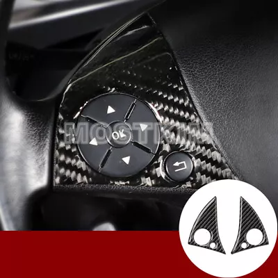 Carbon Fiber Steering Wheel Button Cover For Benz E Class W212 C207 2009-2011 • $16.04