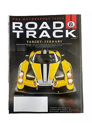 Road & Track Magazine May 2015 Ferrari Glickenhaus SCG003/Nissan Race Car/Miata • $9.99