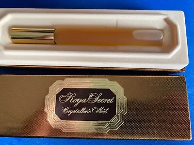 VTG Collectors Royal Secret Crystallerie Noel Cologne Pen 3/8 Oz Original  Box • $58