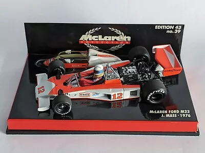 Minichamps F1 McLaren Ford M23 Jochen Mass 1976 1/43 Scale 530 764312 • $53.45