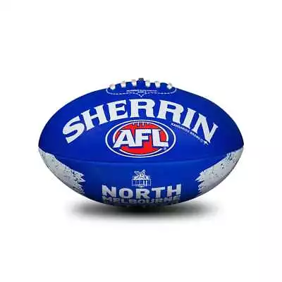 Team Official AFL Sherrin Synthetic Rubber Team Song Ball Size 2 Football Gift • $33.90