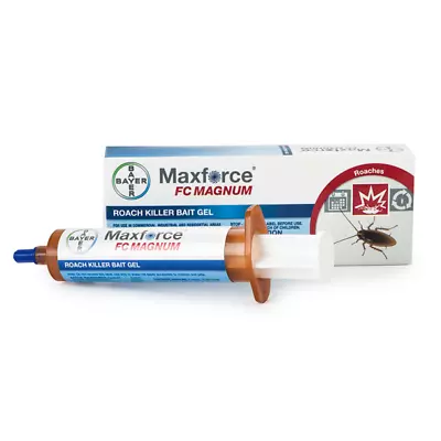 Maxforce FC Cockroach German Roach Control Kit ~ 1 Magnum Bait Gel & 12 Stations • $59.95