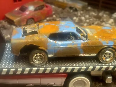 Diecast Model Car Junkyard 1/64 Rusted Weathered 71 Ford Mustang Boss 351 • $19.99