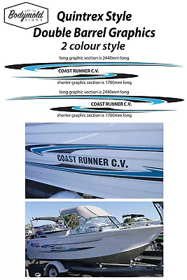 $160 • Buy Quintrex COAST RUNNER CV (Double Barrel Graphics) 2 Colour Style