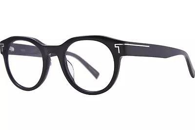 Tumi VTU529 1BLA Eyeglasses Men's Black Full Rim Round Shape 49mm • $169.95