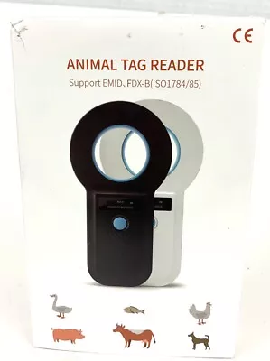 Handheld 134.2Khz/125Khz RFID Animal Tag Reader Pet Microchip Scanner Open Box • $19.14