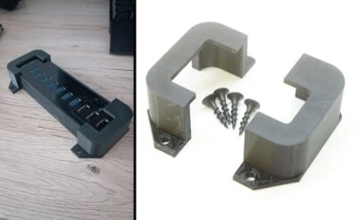 $15.29 • Buy Wall / Desk Mounting Brackets For Anker 10 Port 60W USB Hub Mount (A7515)